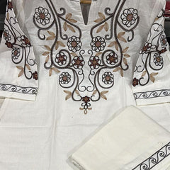 Women’s Cotton Embroidered Co-Ord Set