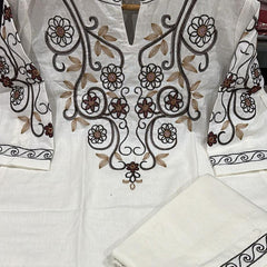 Women’s Cotton Embroidered Co-Ord Set