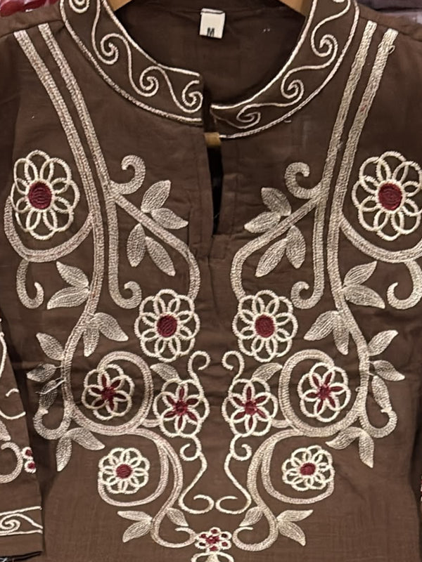 Women’s Cotton Embroidered Co-Ord Set