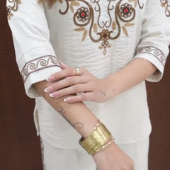 Women’s Cotton Embroidered Co-Ord Set