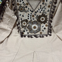 Women's Cotton Embroidered Co-Ord Set