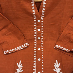 Women’s Cotton Embroidered Co-Ord Set