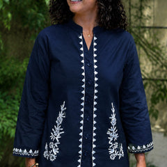 Women’s Cotton Embroidered Co-Ord Set
