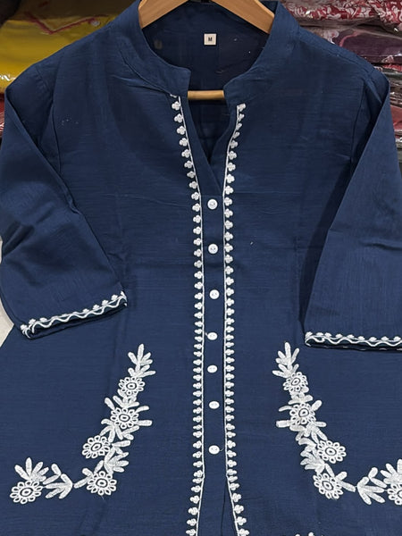 Women’s Cotton Embroidered Co-Ord Set