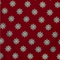Women’s Maroon Rayon Gold Print Kurti Palazzo Set