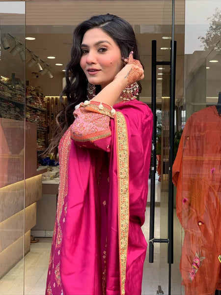Printed Straight Kurta Set with Dupatta