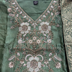Embroidered Straight Kurta Set with Dupatta